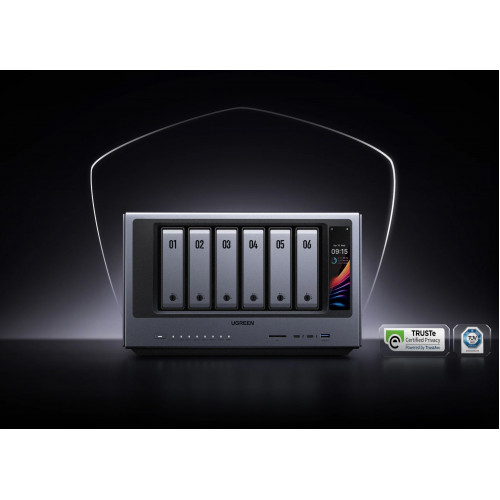 Сетевое хранилище с функциями искусственного интеллекта UGREEN AI NAS iDX6011 32GB RAM